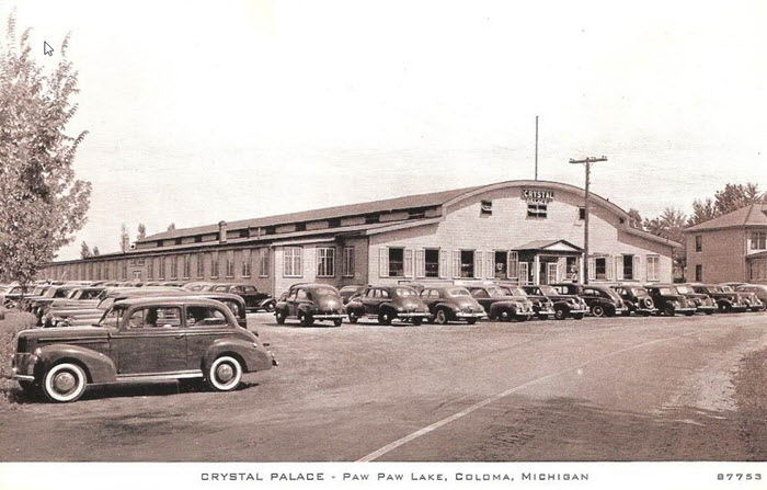 Crystal Palace Ballroom at Paw Paw Lake - Old Photo (newer photo)